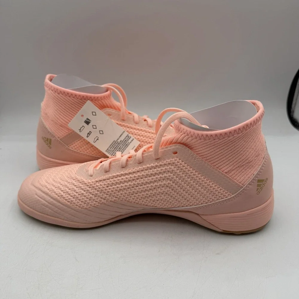 Adidas Predator Tango 18.3 Indoor Soccer Cleats Mens 9.5 Pink/Brown Shoes DB2127
